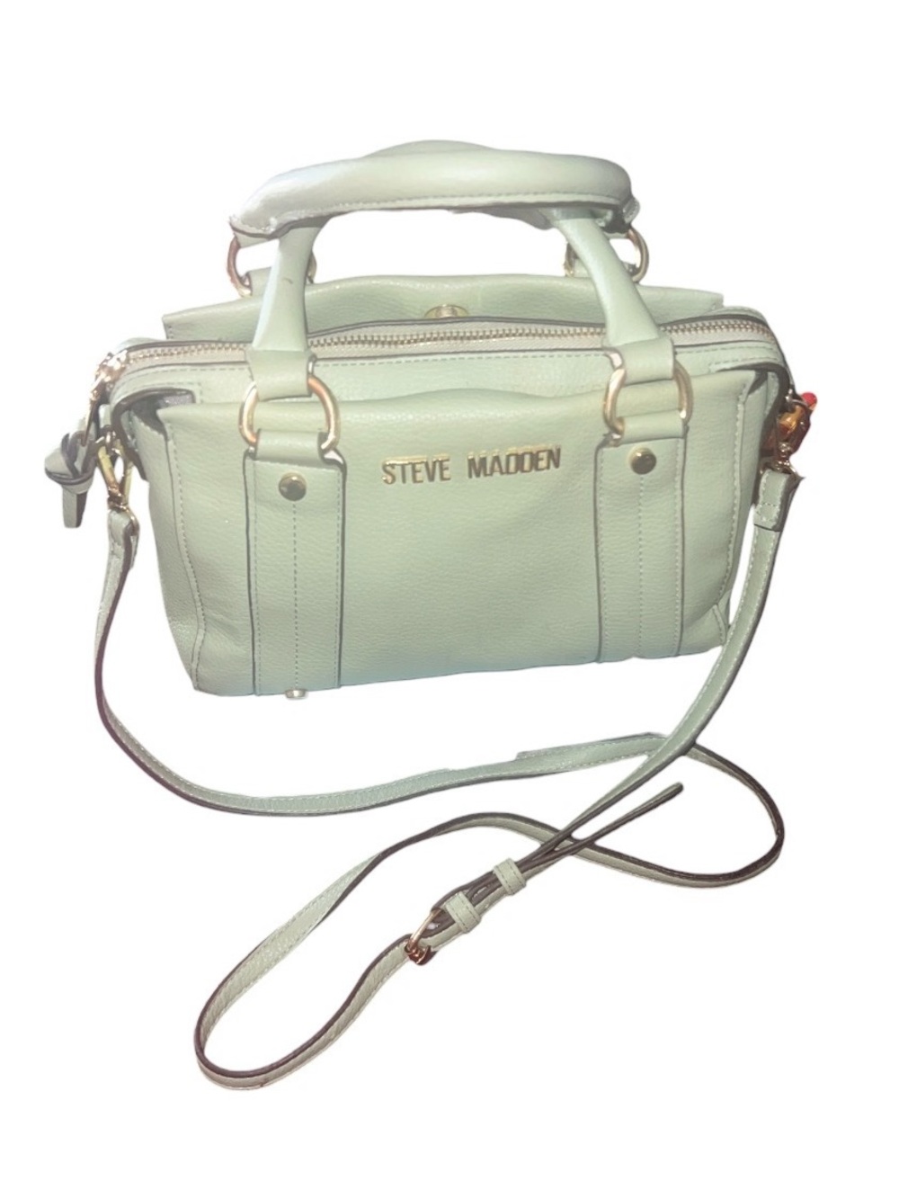 Steve Madden Sage Green Satchel Crossbody Bag